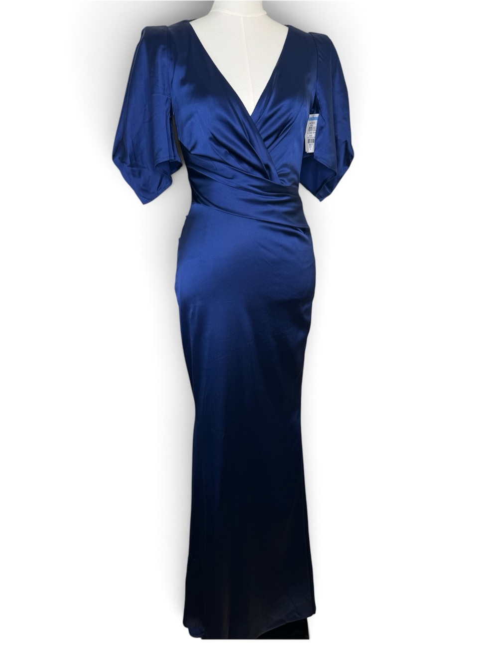 NWT ✨ TALBOT RUNHOF Socotra V-neck Draped Sleeve Gown Sz 4 $2250
